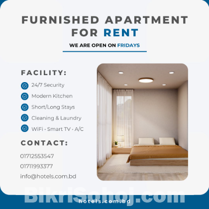Fully Furnished 3 Bed Apartment in Bashundhara R/A Dhaka